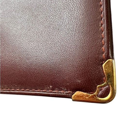 CARTIER Long Bill Mastrin Wallet - Bordeaux Leather. Beautiful condition!! - Picture 4 of 14